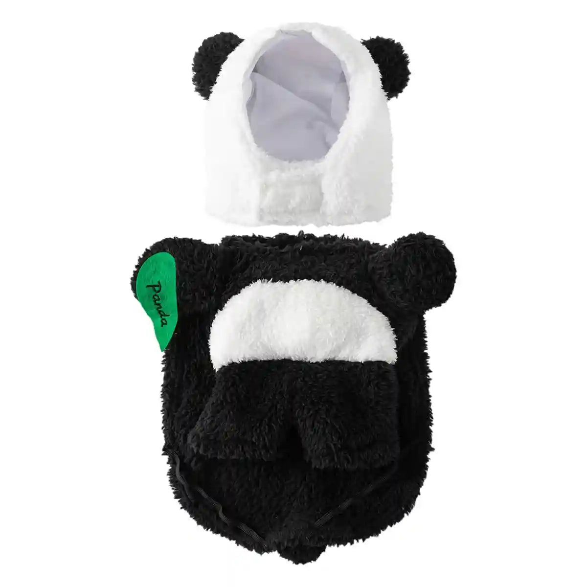 Adorable Panda Costume for Dogs Soft Fleece Pet Outfit S to L