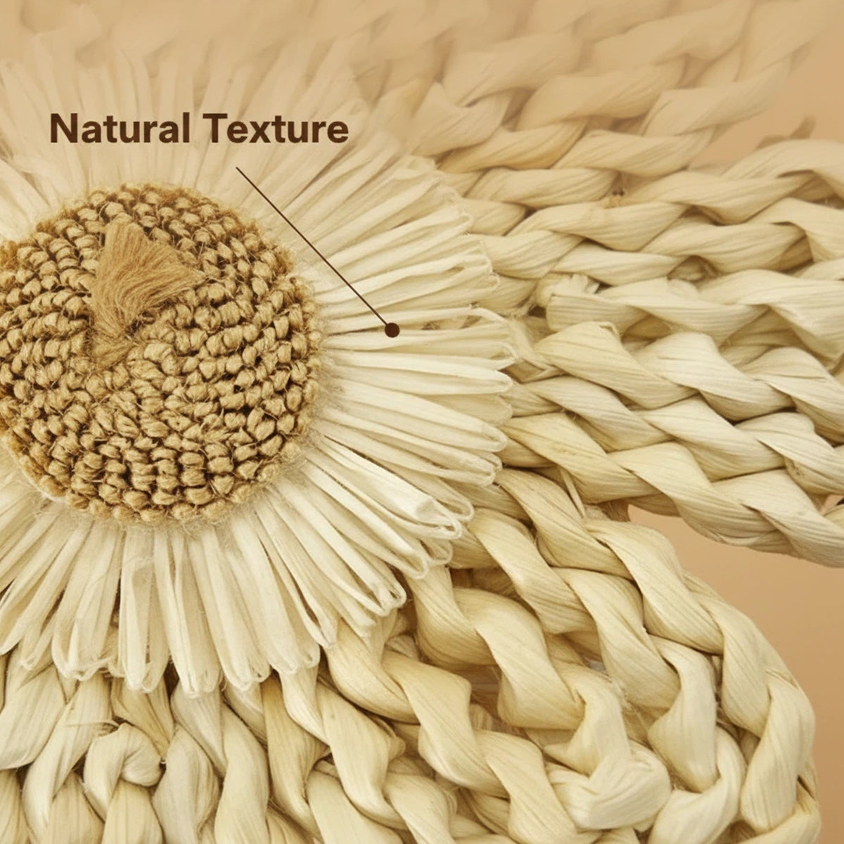 Parrot Chew Toy Natural Corn Husk Flower Hanging Toy