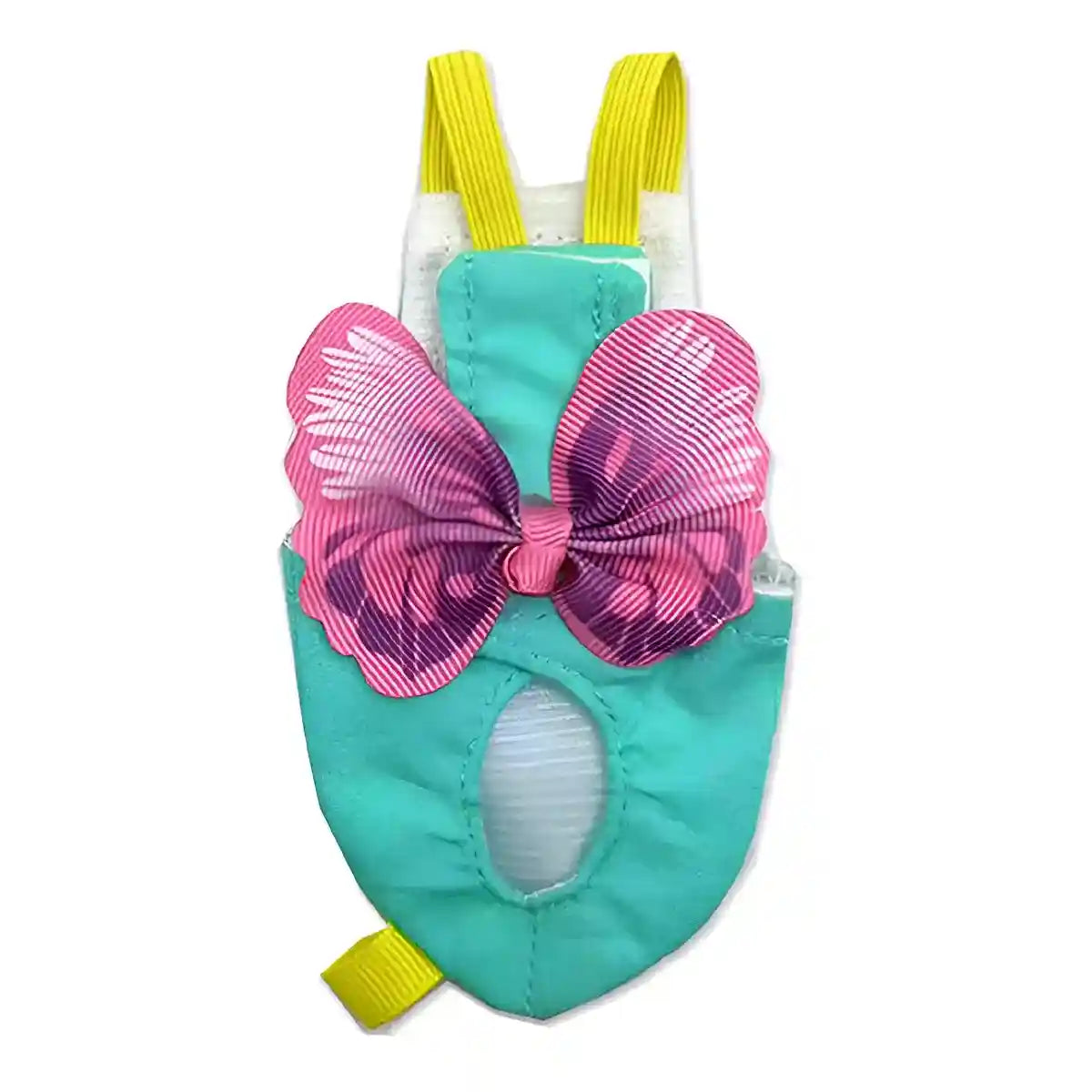 Cute Butterfly Bird Diaper Harness Flight Vest for Cockatiel & Parrot