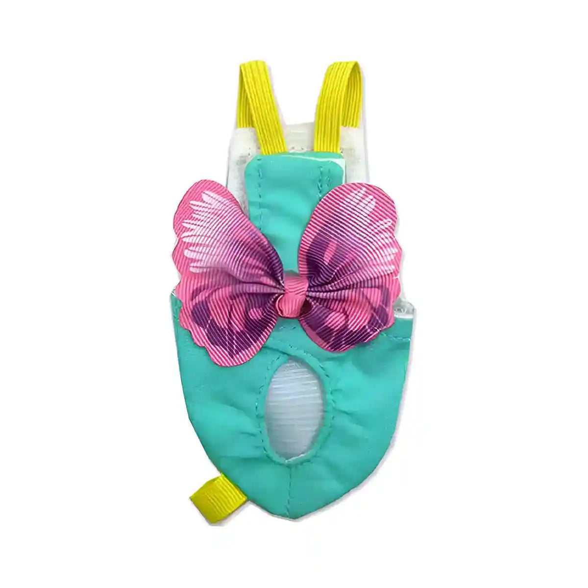 Cute Butterfly Bird Diaper Harness Flight Vest for Cockatiel & Parrot