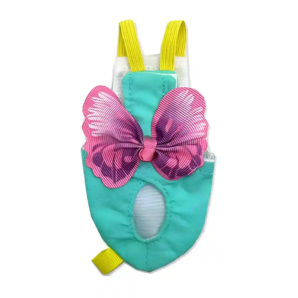 Cute Butterfly Bird Diaper Harness Flight Vest for Cockatiel & Parrot