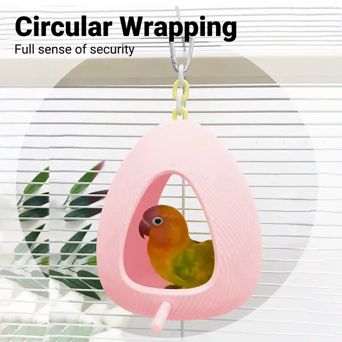 Parrot Hanging Birdhouse Eco-Friendly Durable Nest for Birds