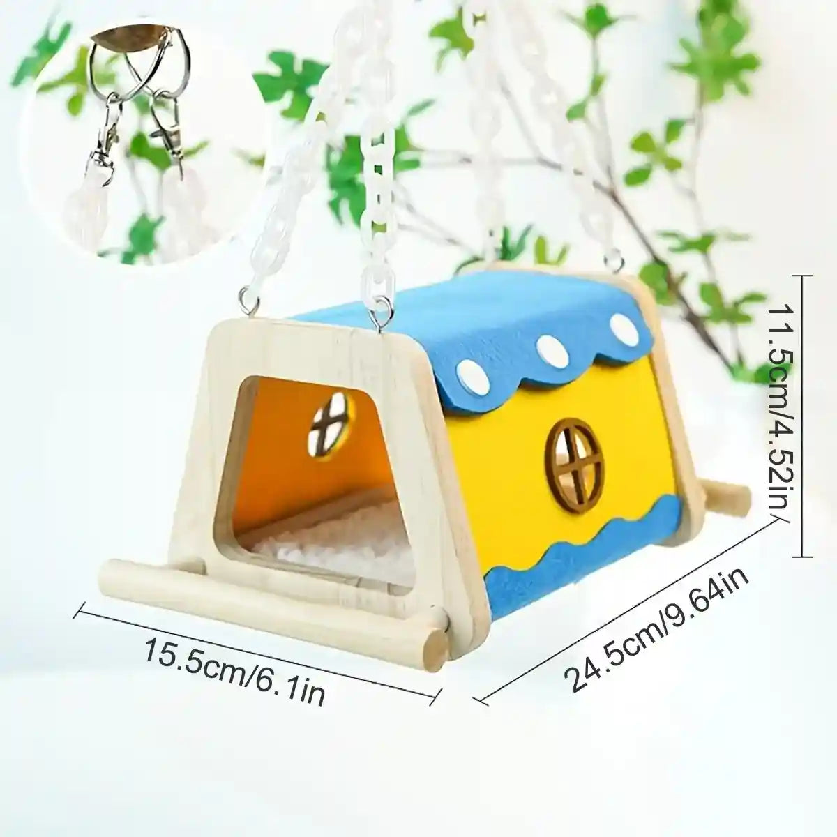 Bird Felt House Parrot Nest Cage Bed