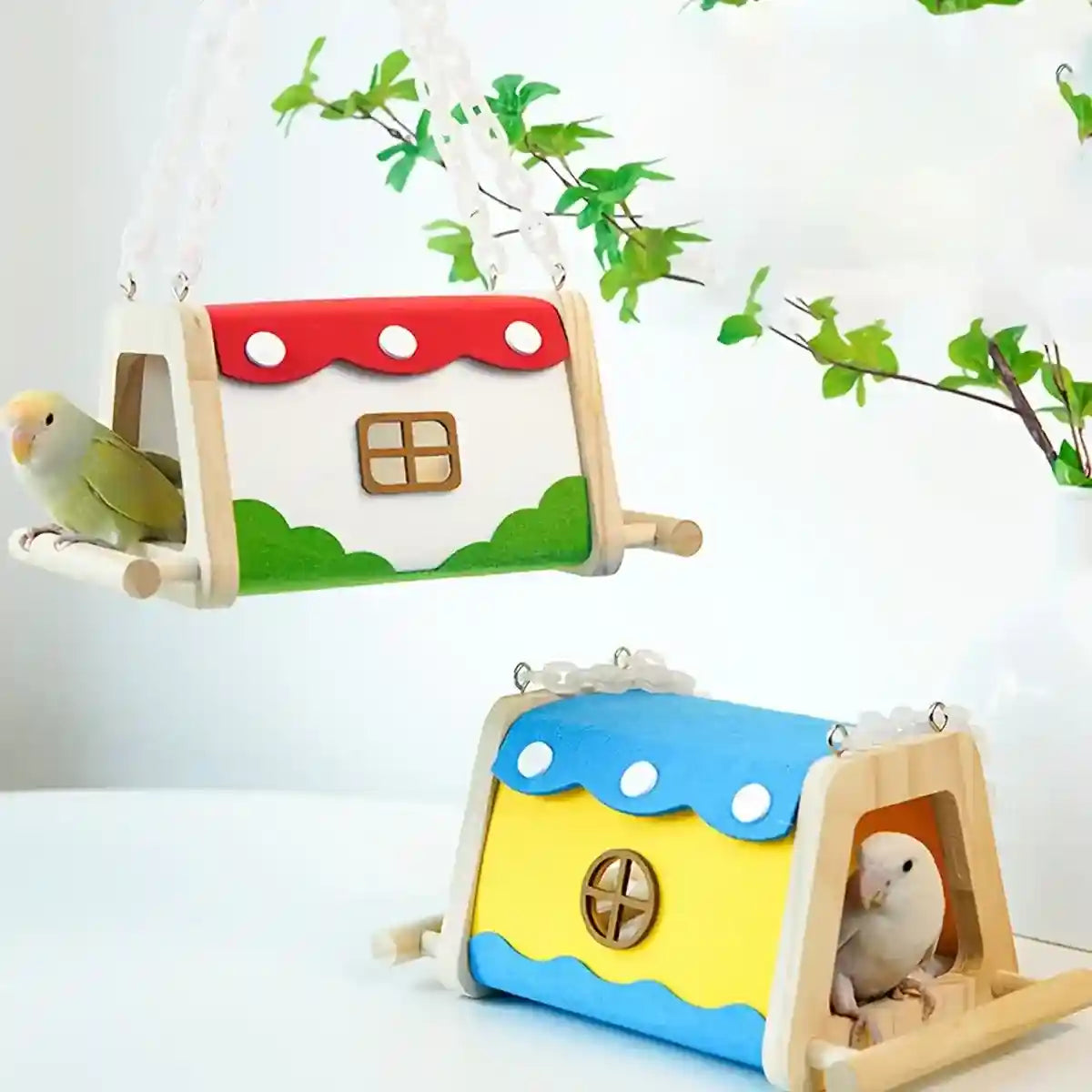 Bird Felt House Parrot Nest Cage Bed