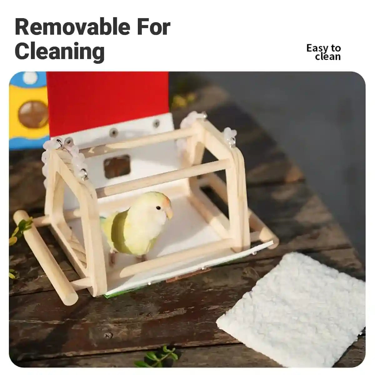 Bird Felt House Parrot Nest Cage Bed