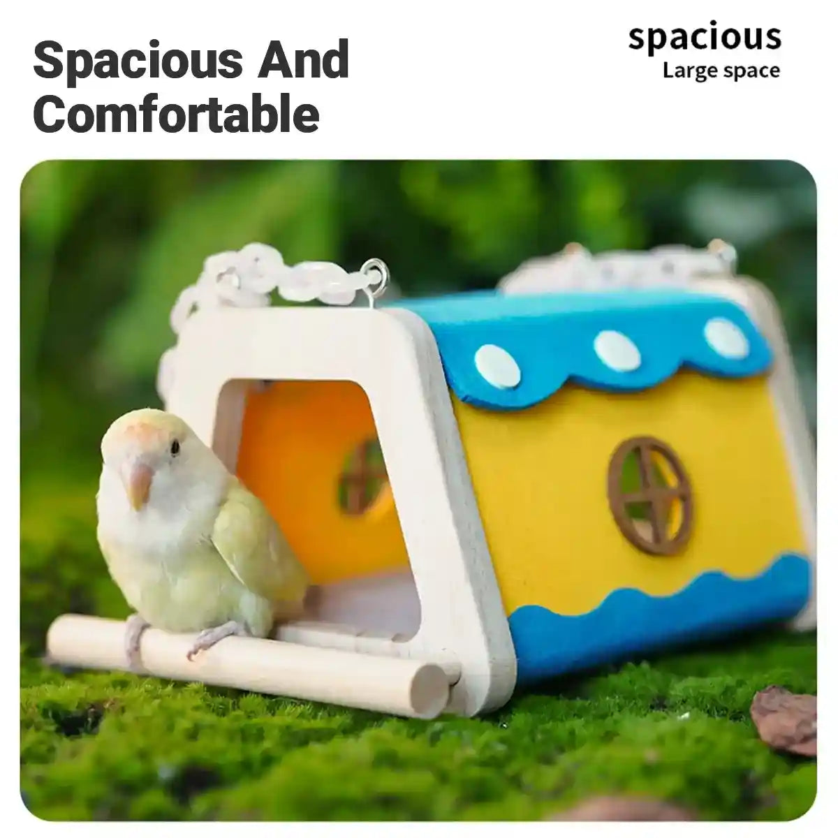 Bird Felt House Parrot Nest Cage Bed