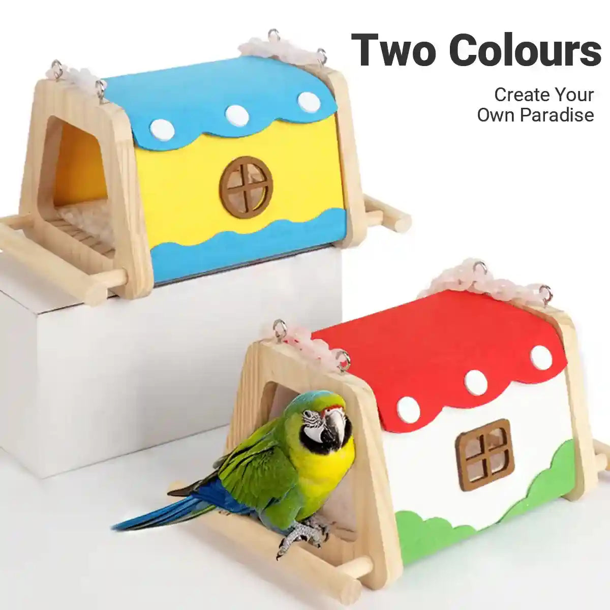 Bird Felt House Parrot Nest Cage Bed