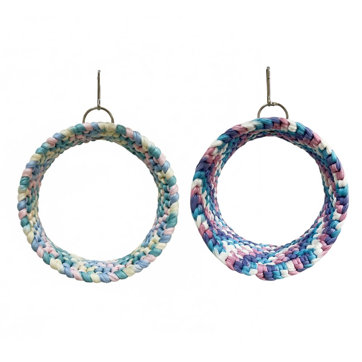 Parrot Hammock Ring Bird Swing Perch