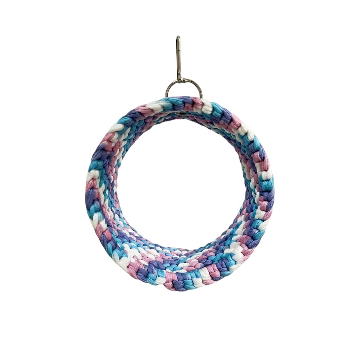 Parrot Hammock Ring Bird Swing Perch