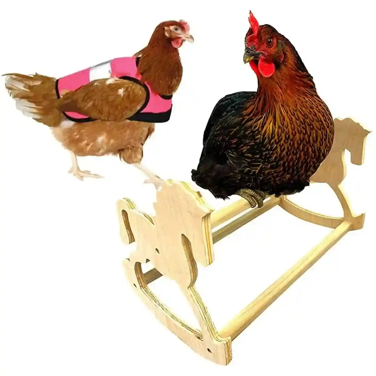 Wooden Chicken Stand Perch Poultry Pet Roosting Platform