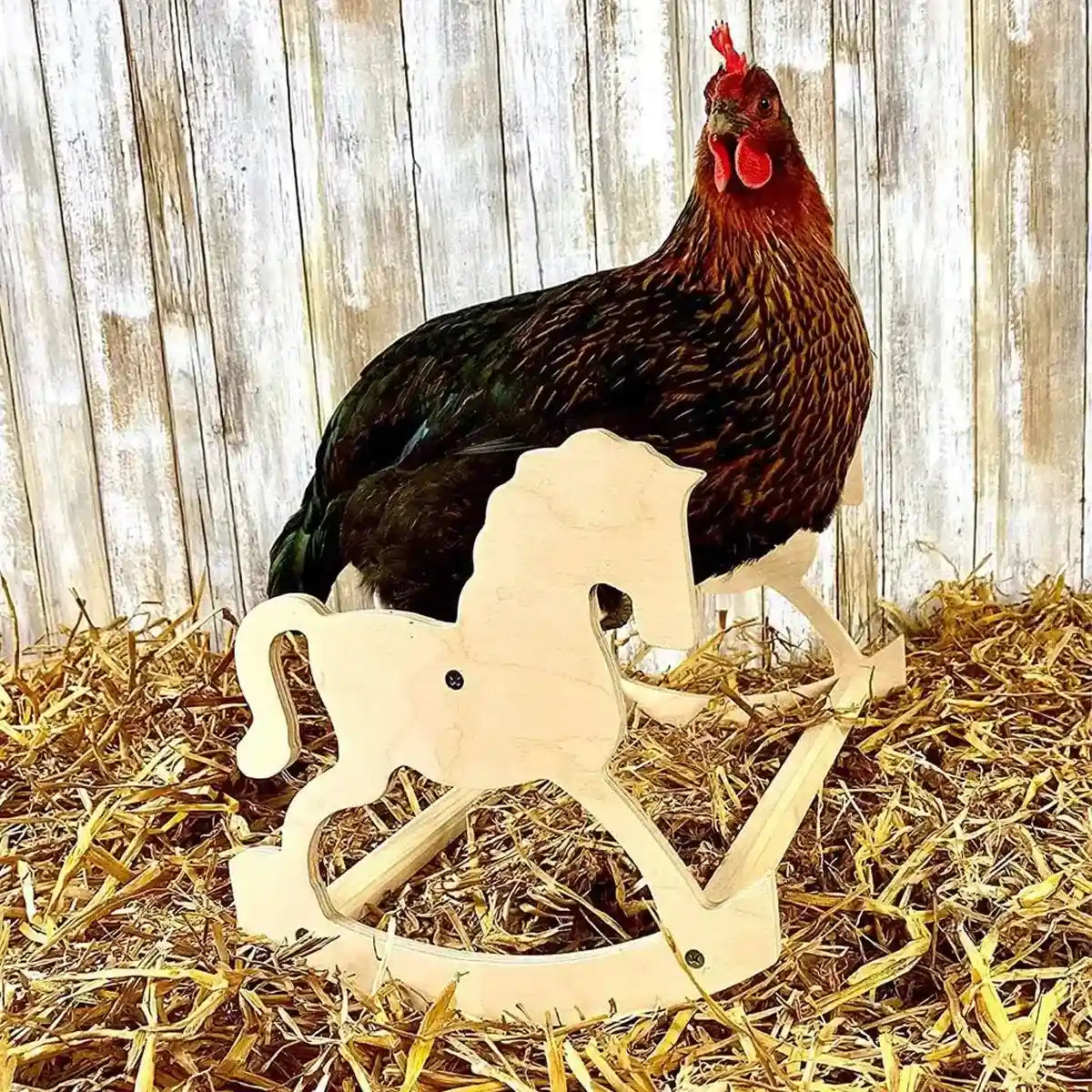 Wooden Chicken Stand Perch Poultry Pet Roosting Platform