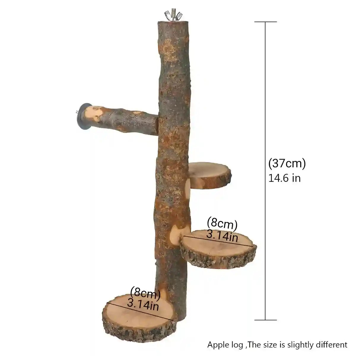 Small Pet Wooden Stand Climbing Platform for Birds Chinchillas & Rodents