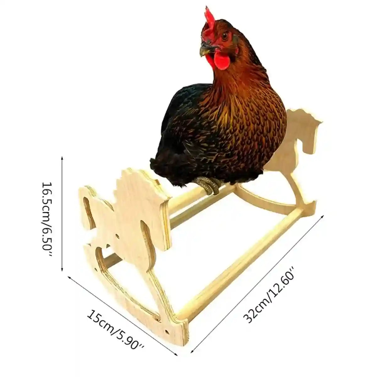 Wooden Chicken Stand Perch Poultry Pet Roosting Platform