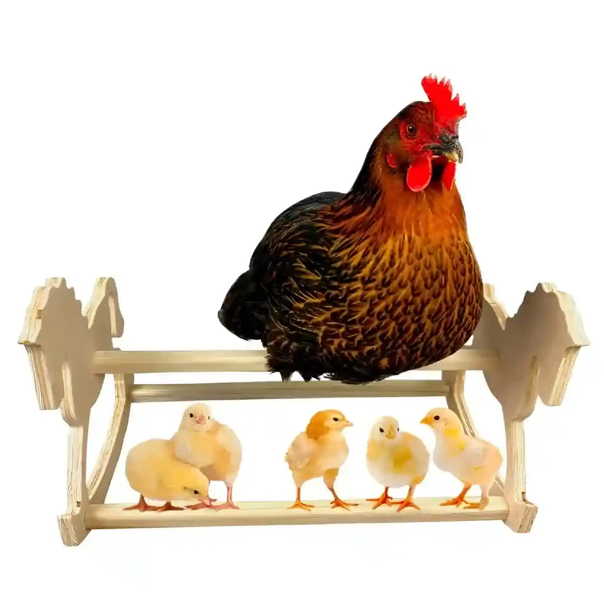 Wooden Chicken Stand Perch Poultry Pet Roosting Platform