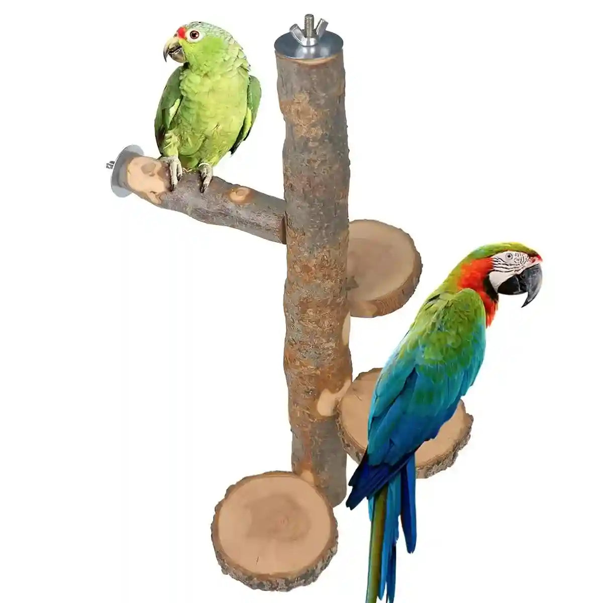 Small Pet Wooden Stand Climbing Platform for Birds Chinchillas & Rodents