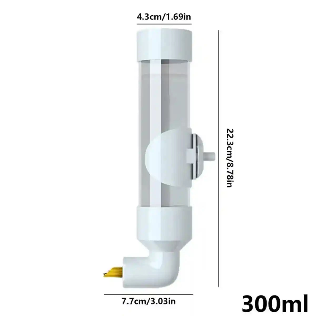 300ml Bird Water Dispenser with Needle Outlet
