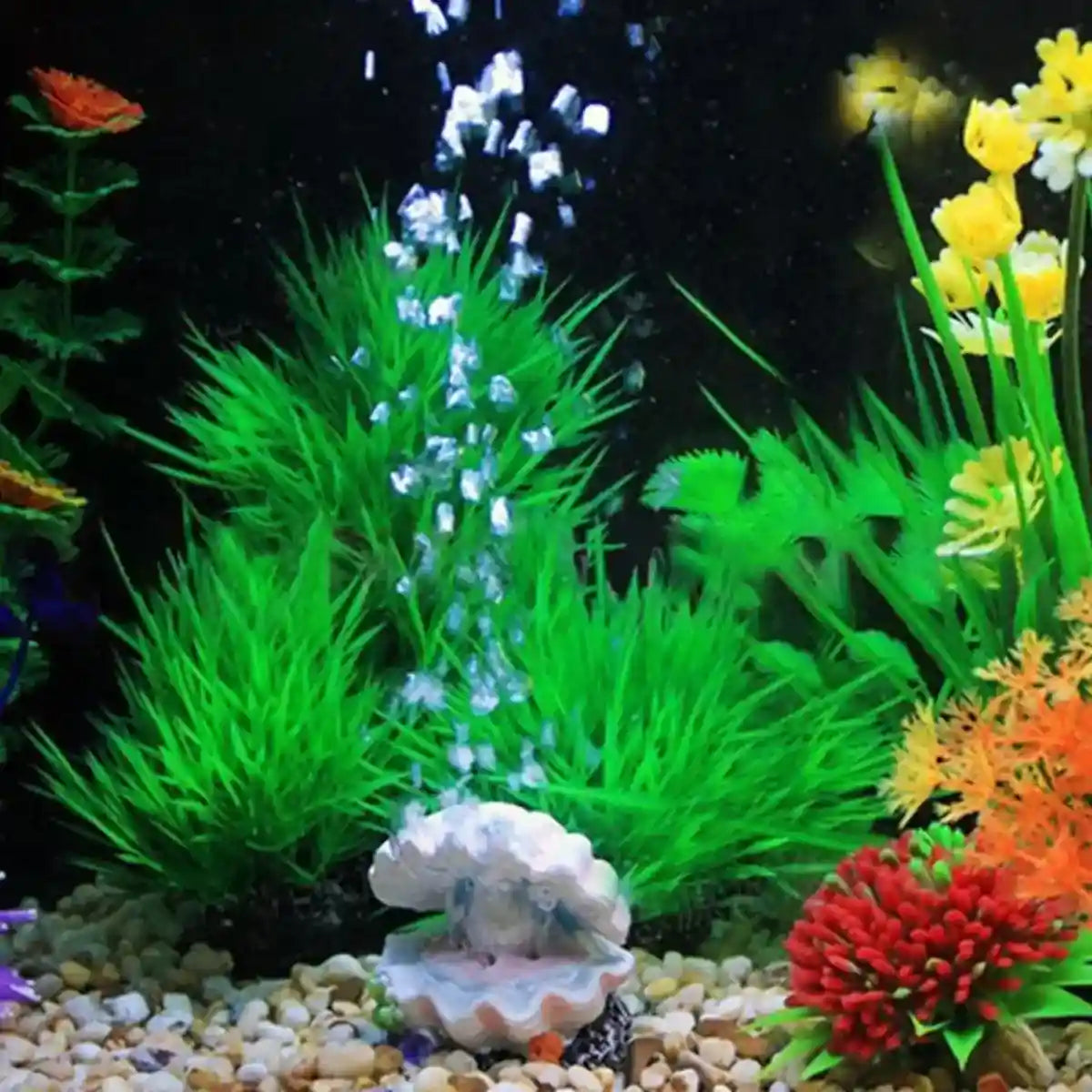 Aquarium Pearl Shell Ornament Decorative Aeration Bubble Feature