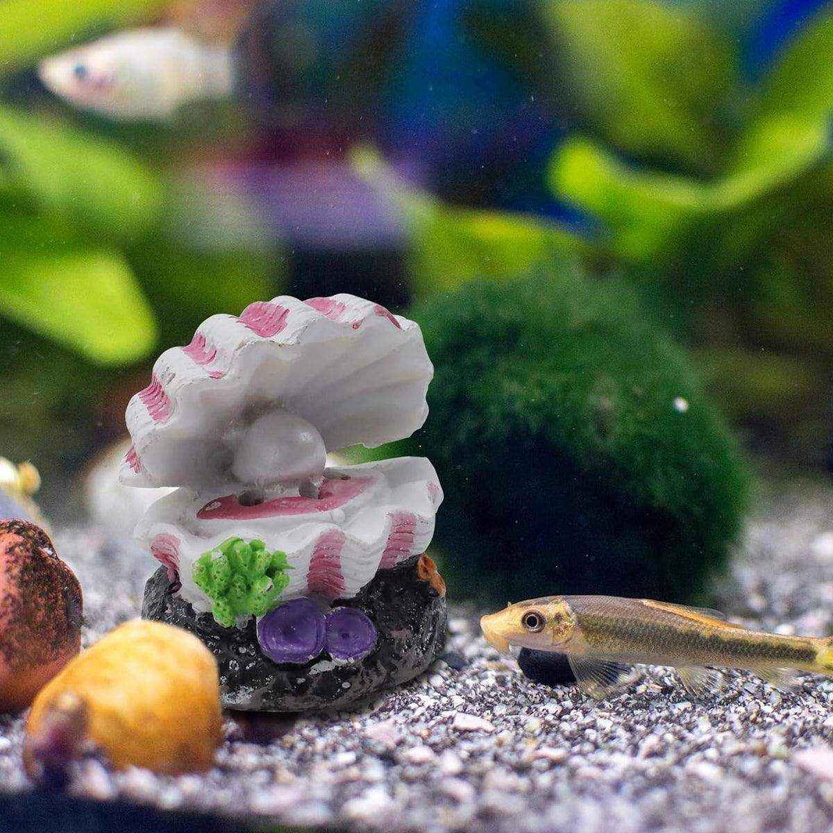 Aquarium Pearl Shell Ornament Decorative Aeration Bubble Feature