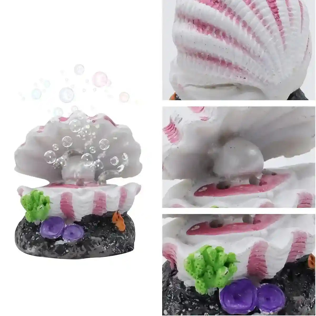 Aquarium Pearl Shell Ornament Decorative Aeration Bubble Feature