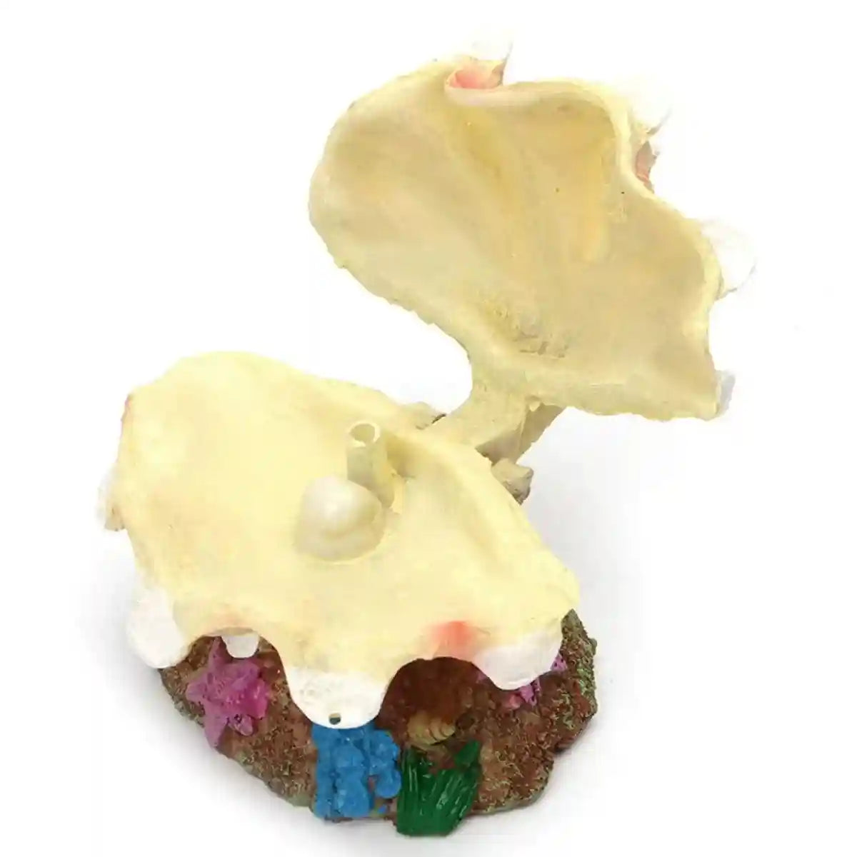 Animated Clam Shell Aquarium Decoration Air Pump Motion Ornament