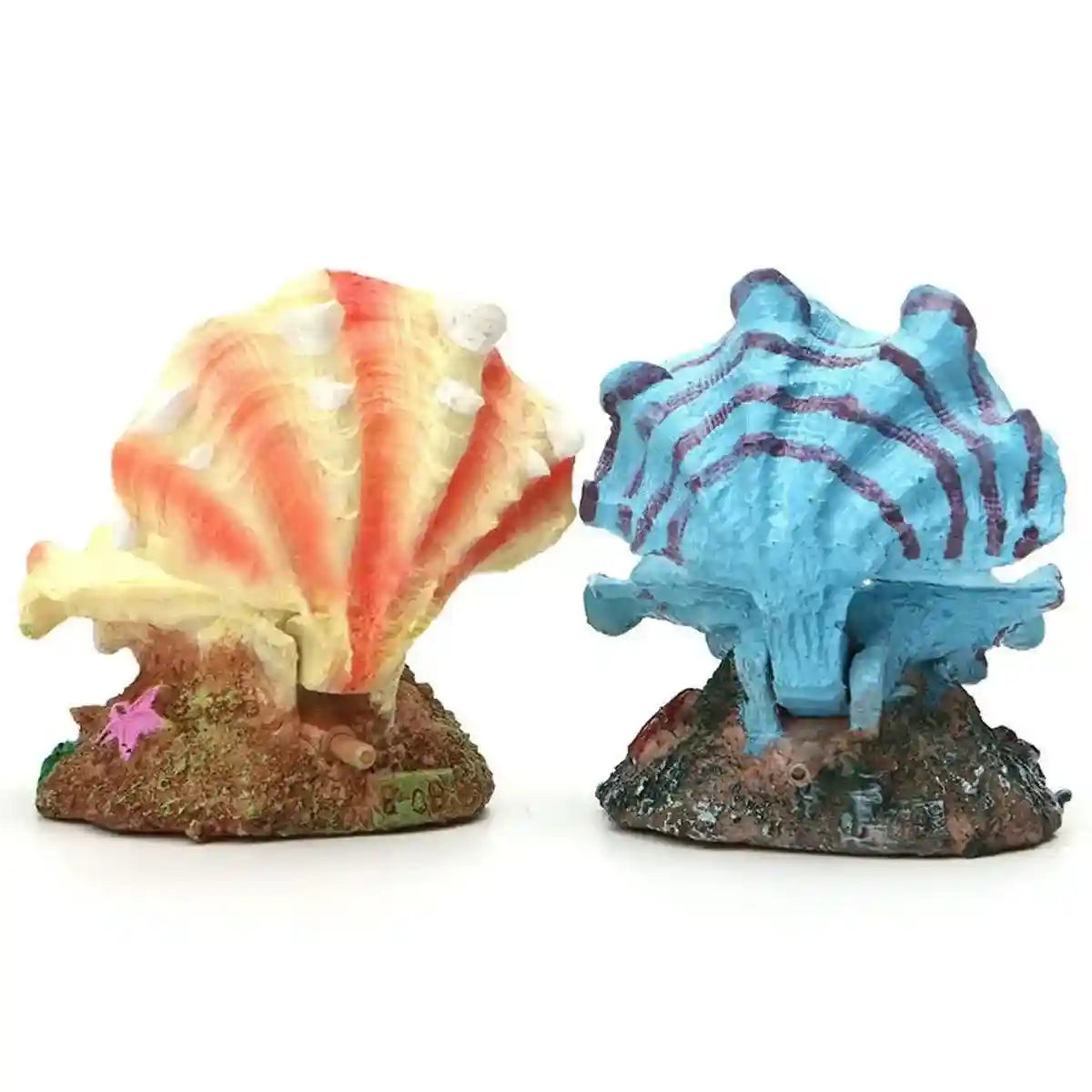 Animated Clam Shell Aquarium Decoration Air Pump Motion Ornament