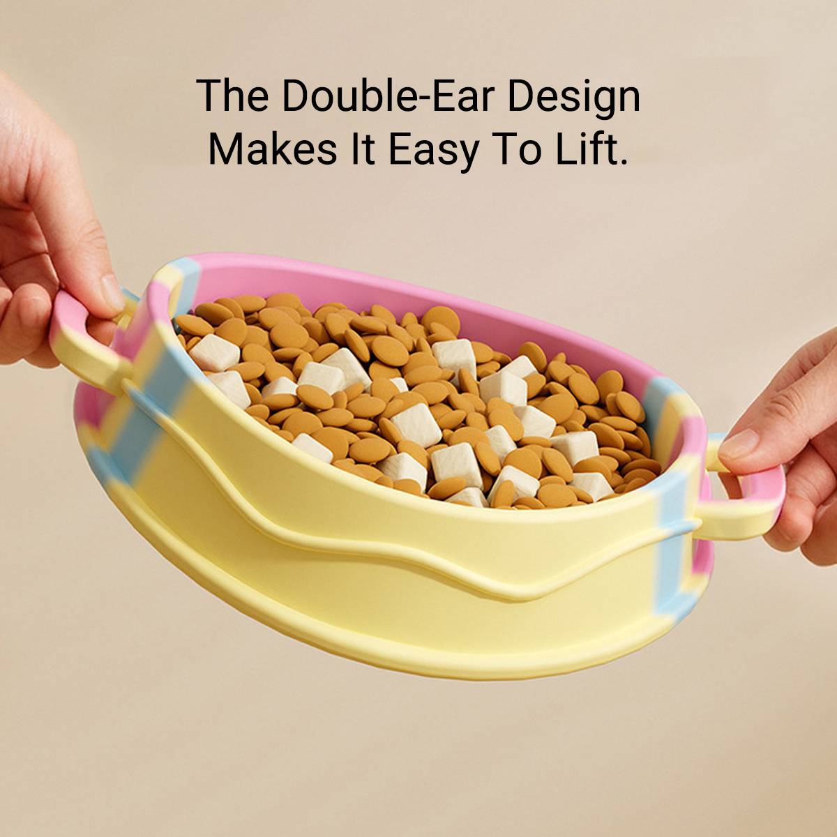Slow Feeding Dog Bowl Anti-Choking Silicone Pet Bowl