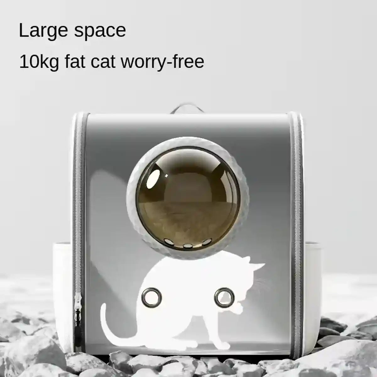 Space Capsule Cat Backpack Carrier with Panoramic Window