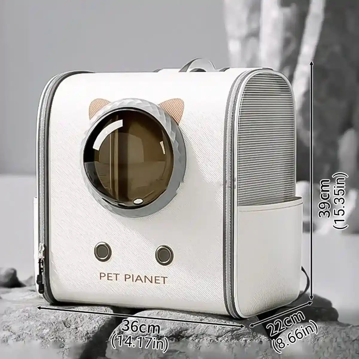 Space Capsule Cat Backpack Carrier with Panoramic Window