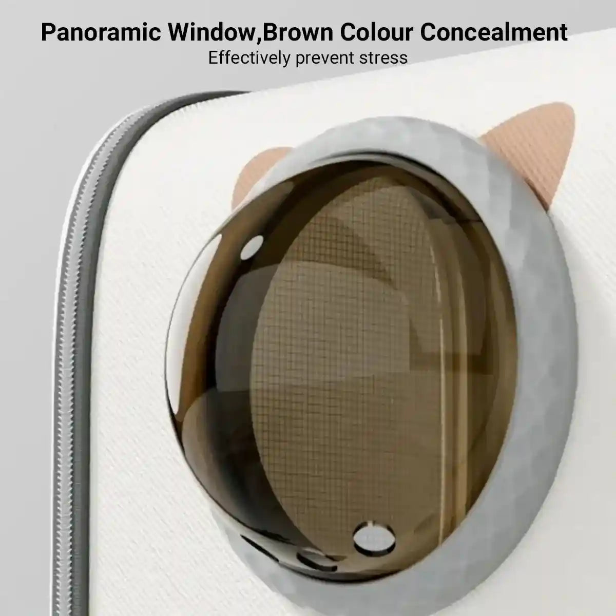 Space Capsule Cat Backpack Carrier with Panoramic Window