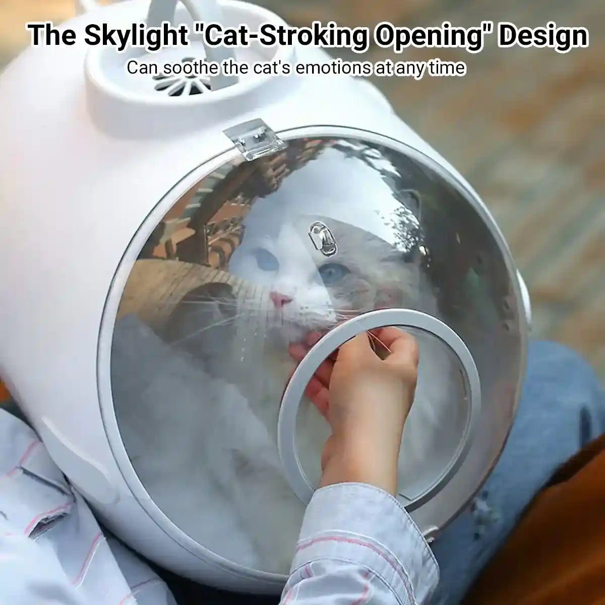 Portable Pet Carrier Bag With Built-In Fan & Ventilation System