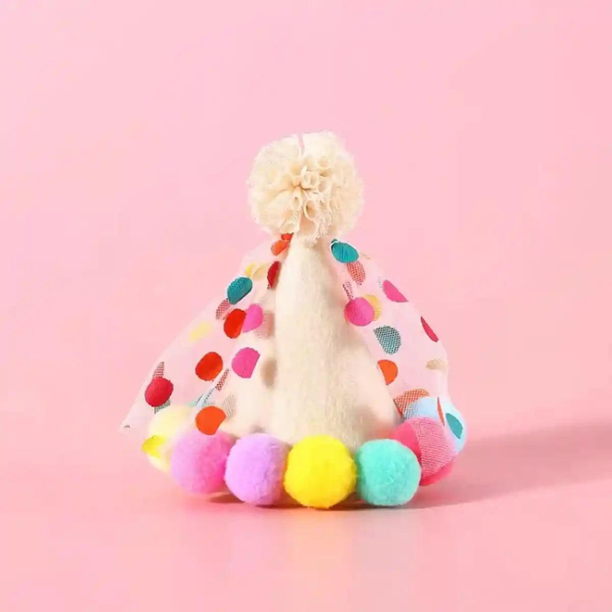 Cute Pet Birthday Dress Up Set with Hat and Ruffle Collar