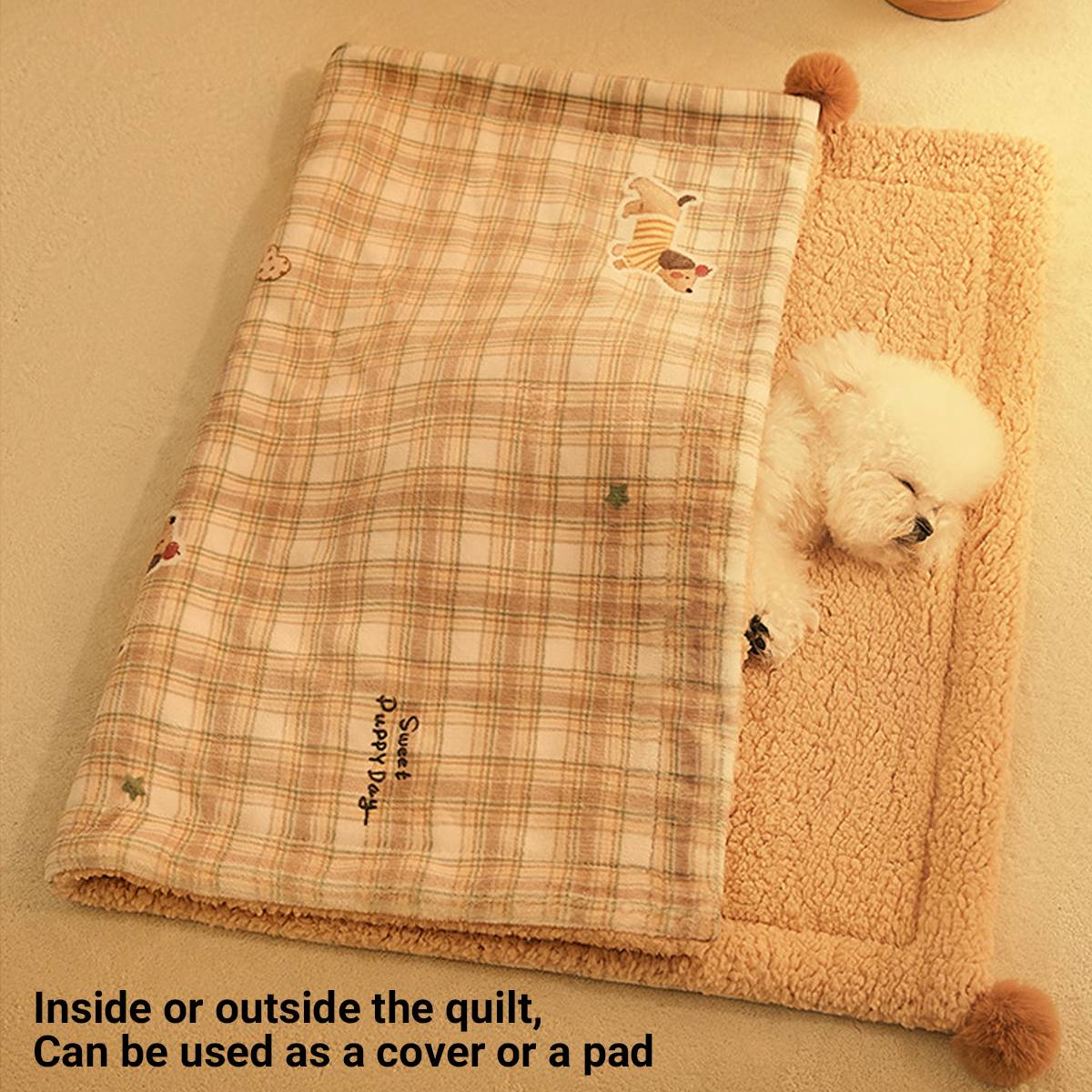 Pet Blanket Pillow Set