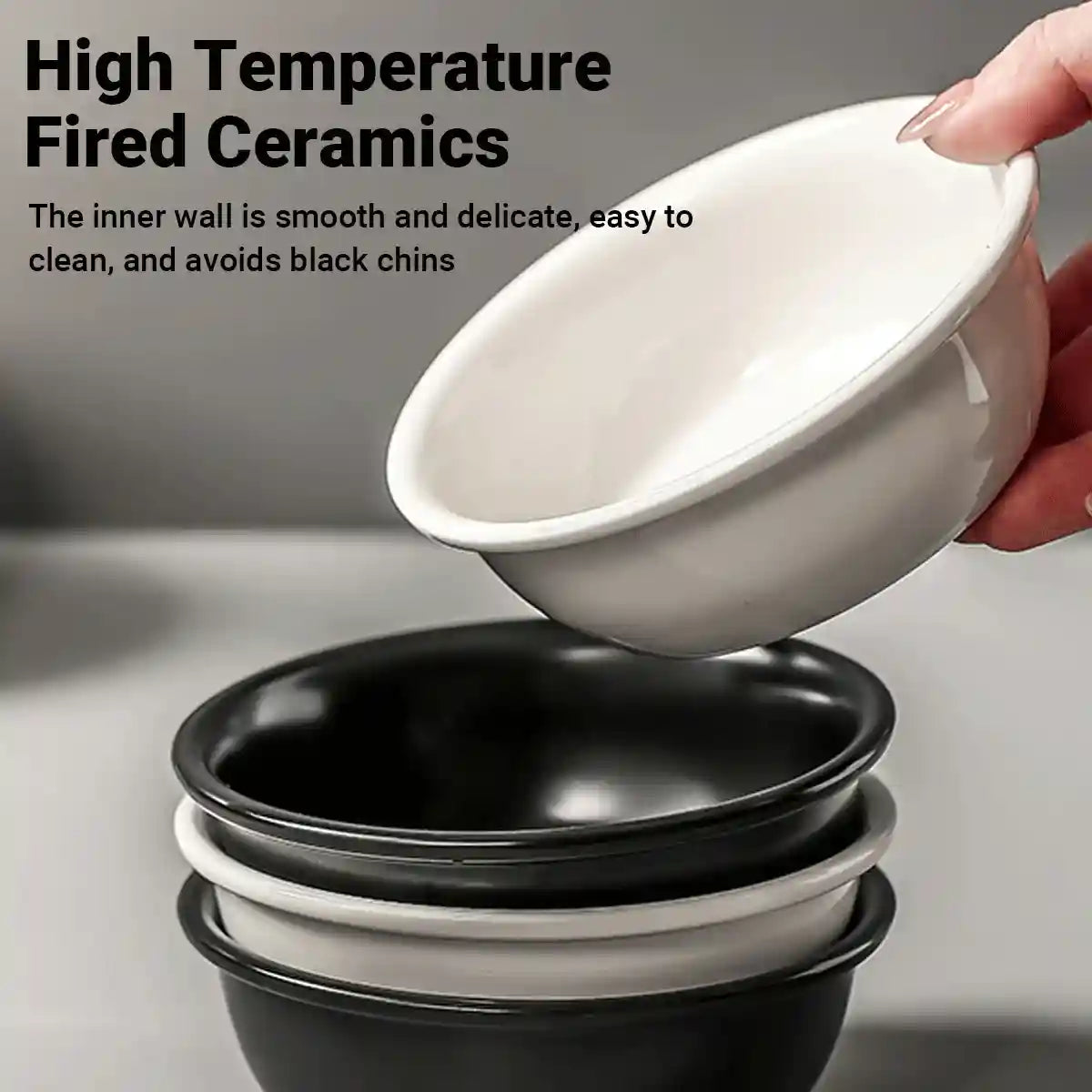 Elevated Ceramic Cat Food Bowls Set with Stand