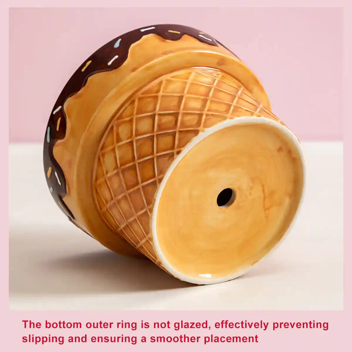 Creative Ice Cream Ceramic Pet Bowl