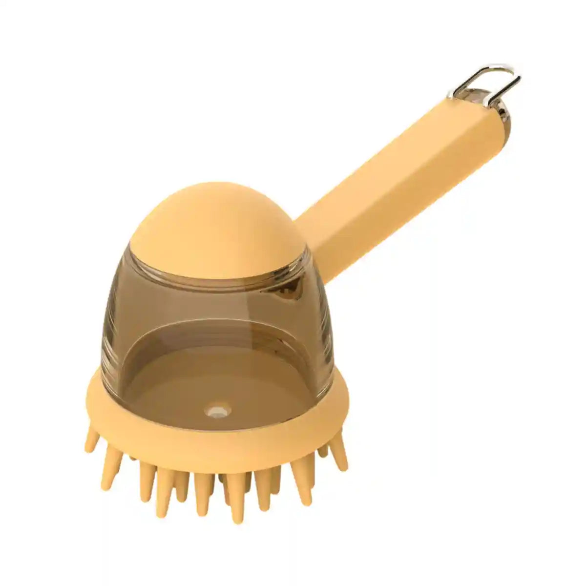Pet Bath Brush Dog Massage Brush Press to Dispense Liquid Pet Grooming Tools