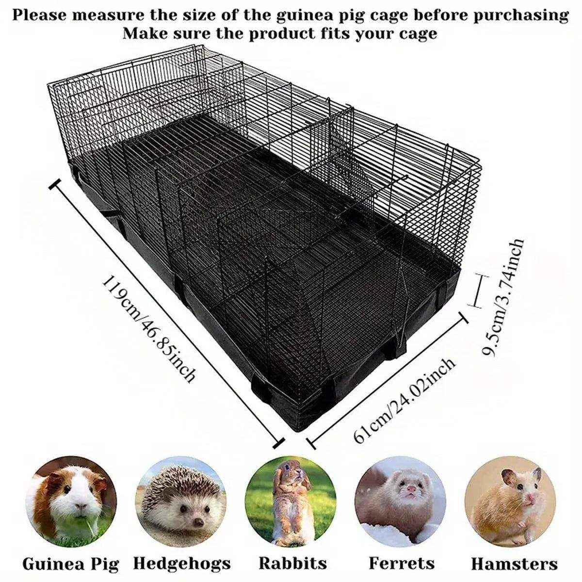 Guinea Pig Cage Liner Waterproof & Leakproof Small Pet Mat