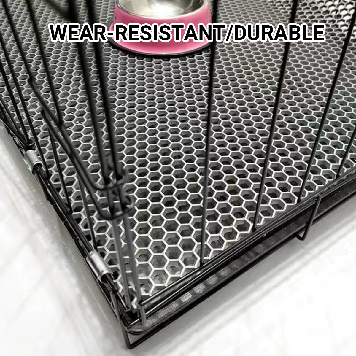Anti-Slip Pet Cage Plastic Mesh Mat Cut-to-Size Cage Floor Liner