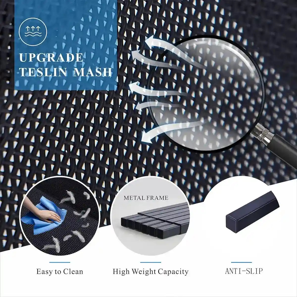 Elevated Breathable Pet Bed for Indoor and Outdoor Use