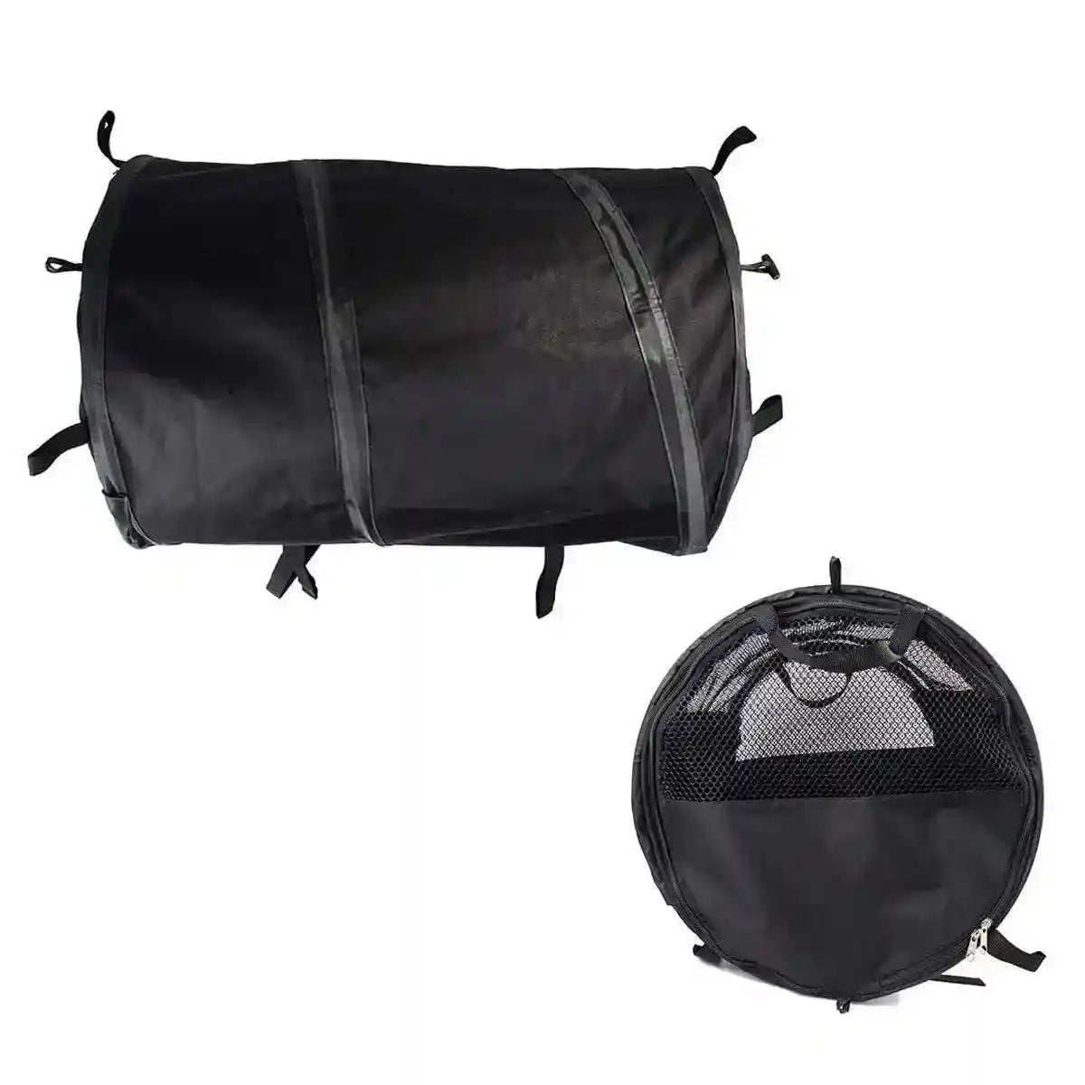 Foldable Pet Carrier with Mesh Panels Ideal Dog Travel Bag for Car and Outdoor Use