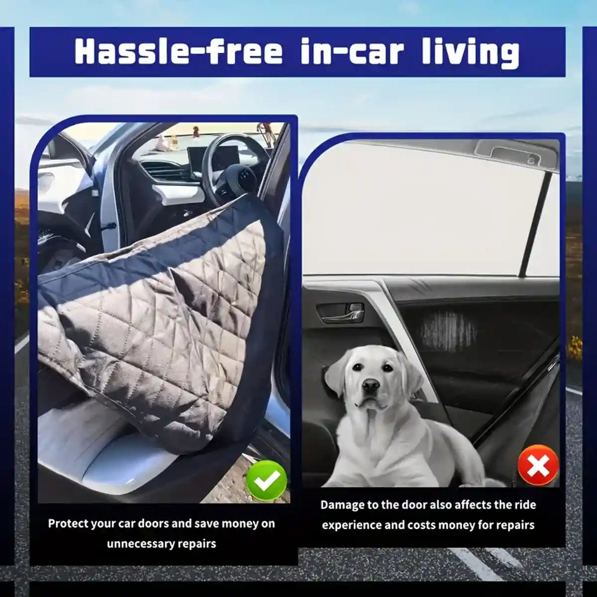 Car Pet Door Cover Protector