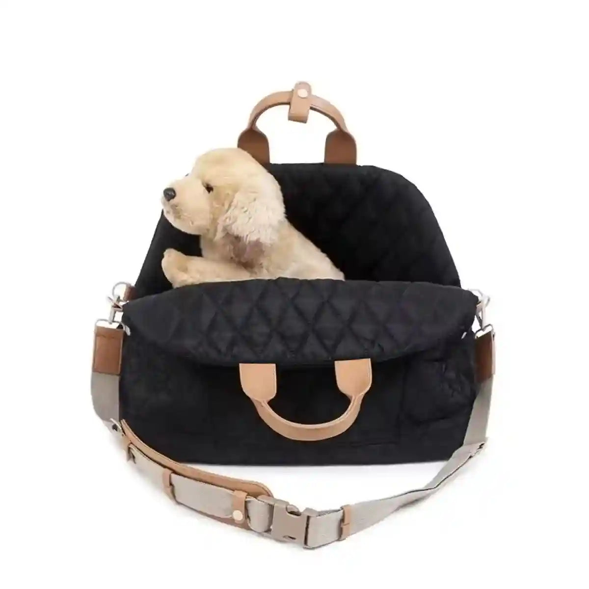 3-in-1 Dog Carrier Bag for Travel Car Seat Pet Bed & Portable Carrier