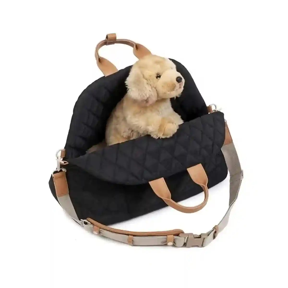 3-in-1 Dog Carrier Bag for Travel Car Seat Pet Bed & Portable Carrier