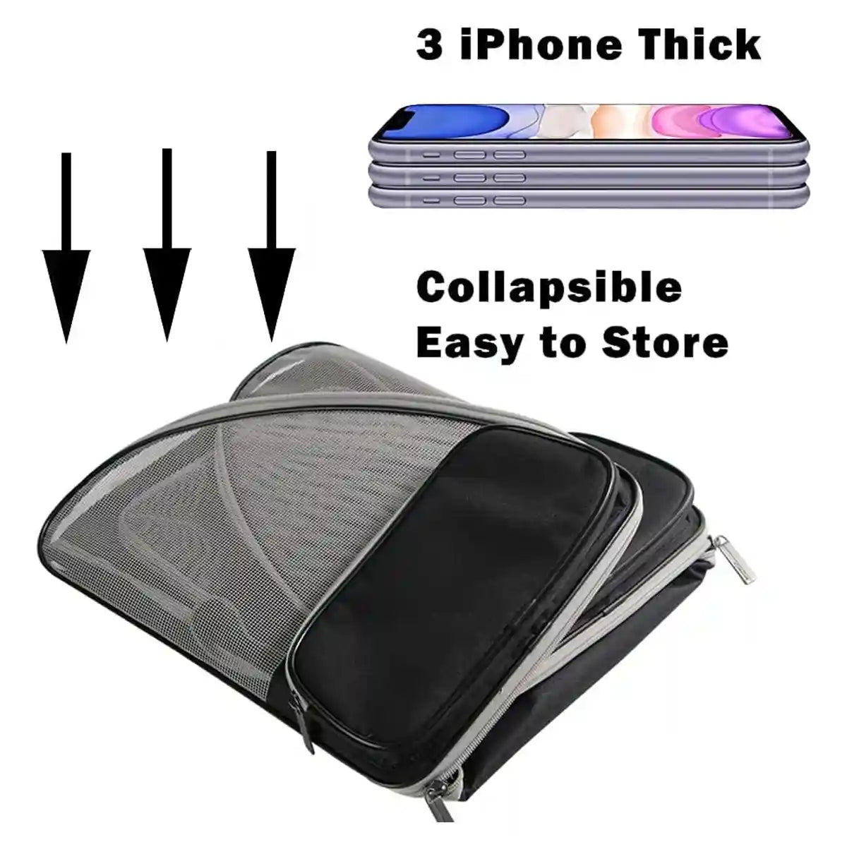 Large Foldable Breathable Portable Cat Dog Bag Pet Backpack