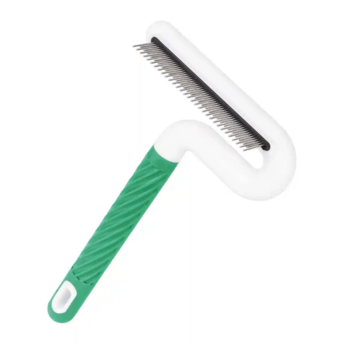 T-Shaped Pet Grooming Comb Dual Teeth Detangler for Cats & Dogs