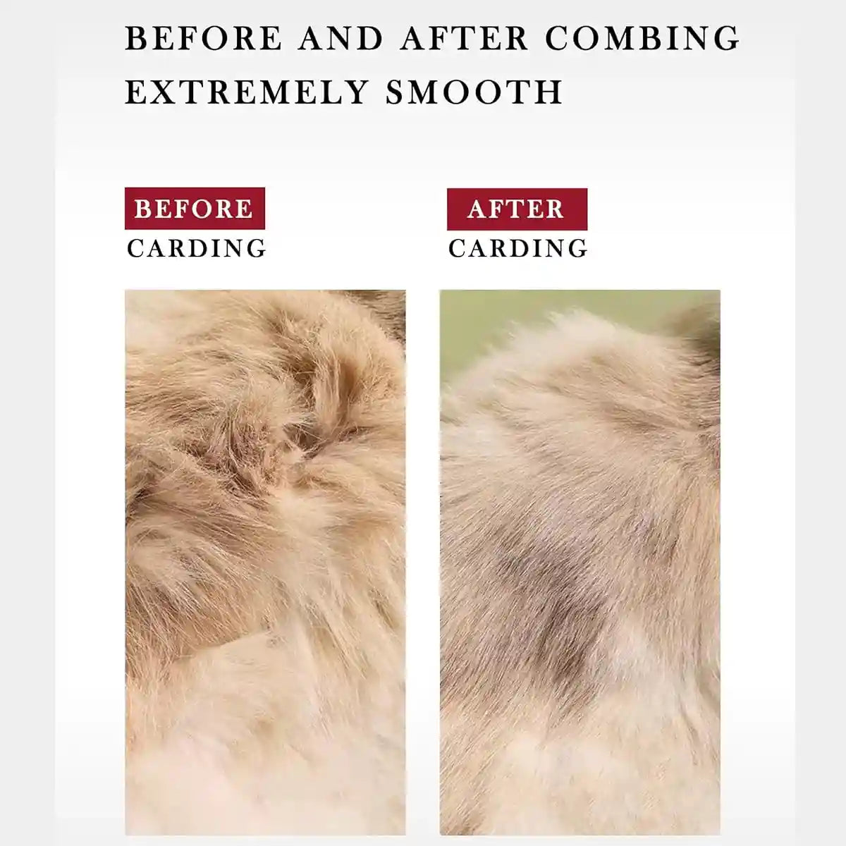 T-Shaped Pet Grooming Comb Dual Teeth Detangler for Cats & Dogs