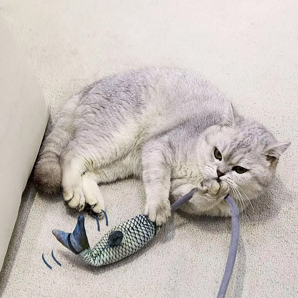 Interactive Cat Toy Wand With Catnip