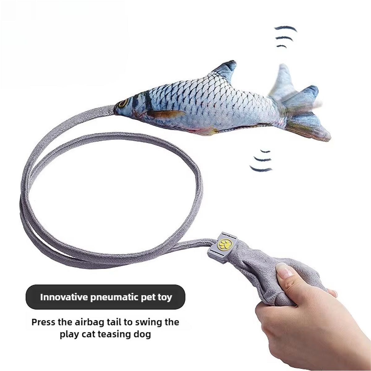 Interactive Cat Toy Wand With Catnip