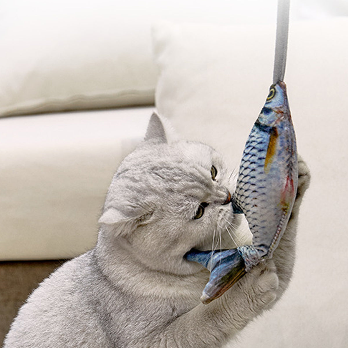 Interactive Cat Toy Wand With Catnip