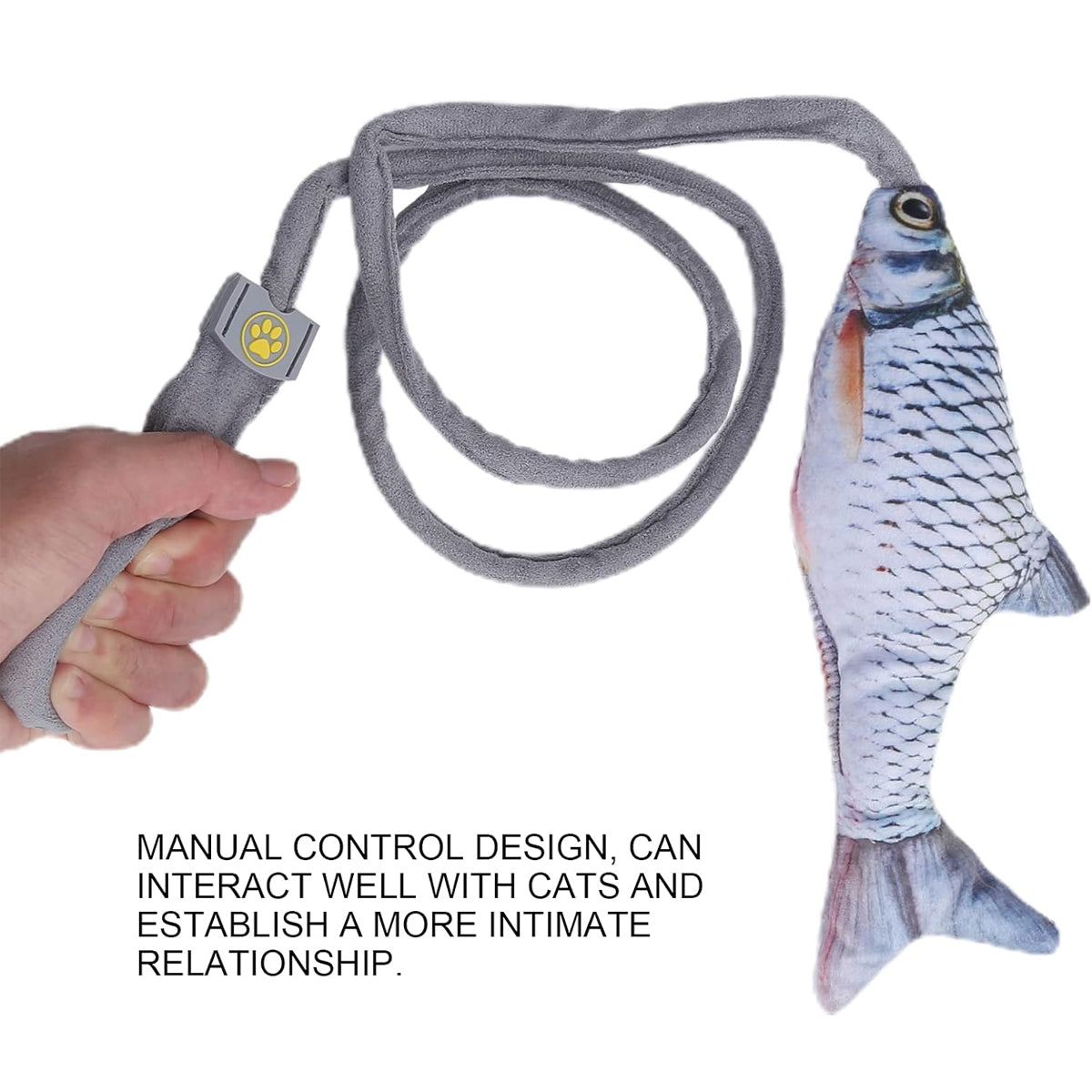 Interactive Cat Toy Wand With Catnip