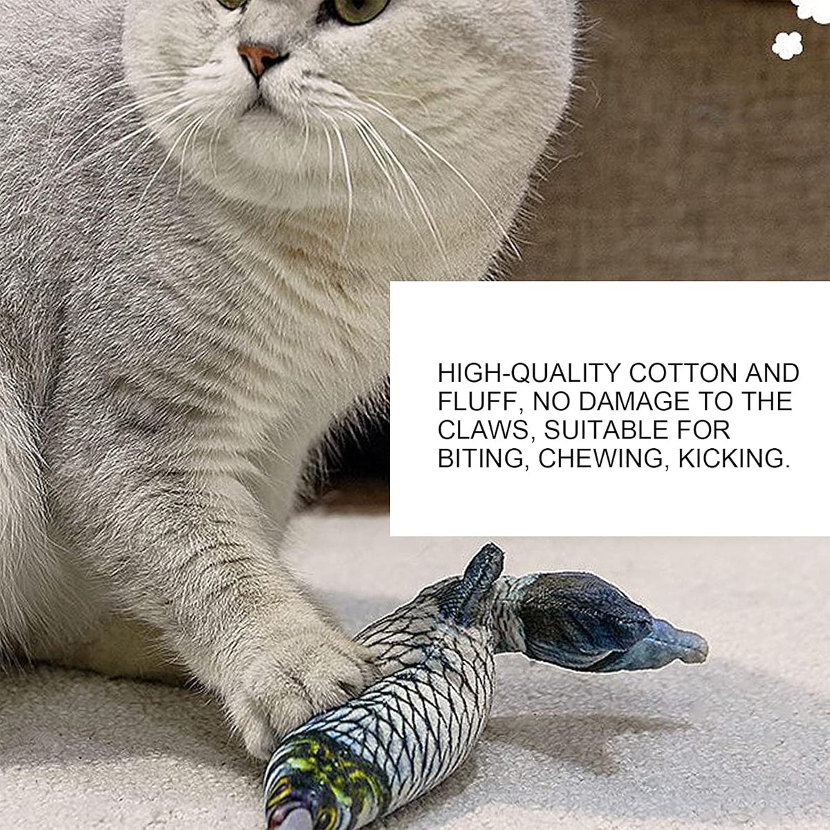 Interactive Cat Toy Wand With Catnip